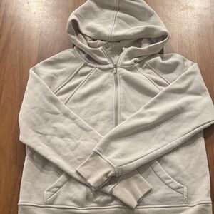 Danskin Cream Quarter Zip Sweater